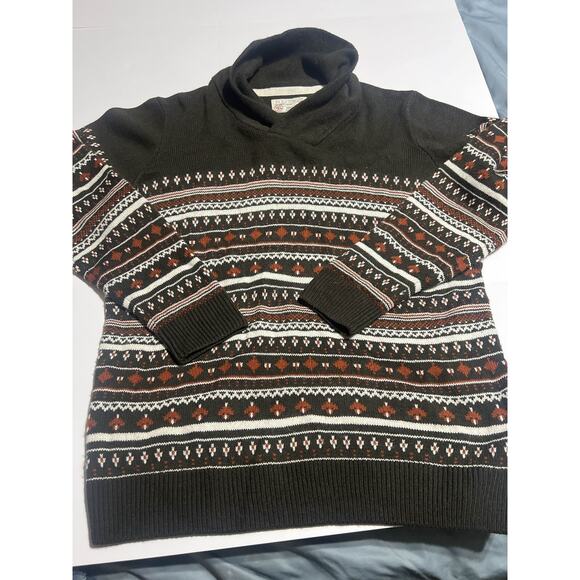 In Extenso Men's Brown Fitted Pullover Sweater XL URBAN HUNTER - Picture 2 of 6